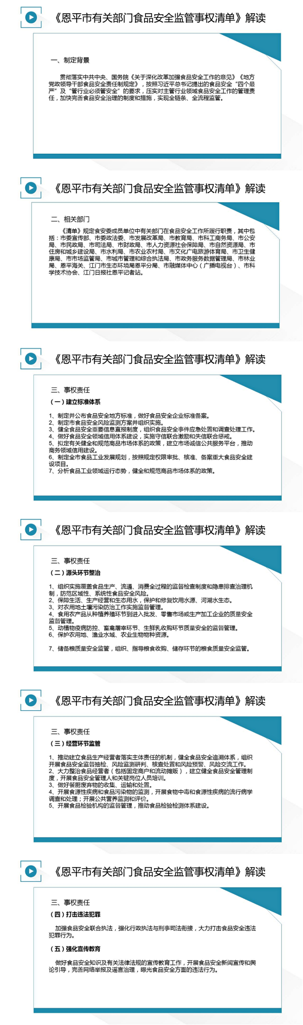 圖解：恩平市有關部門食品安全監(jiān)管事權清單.jpg