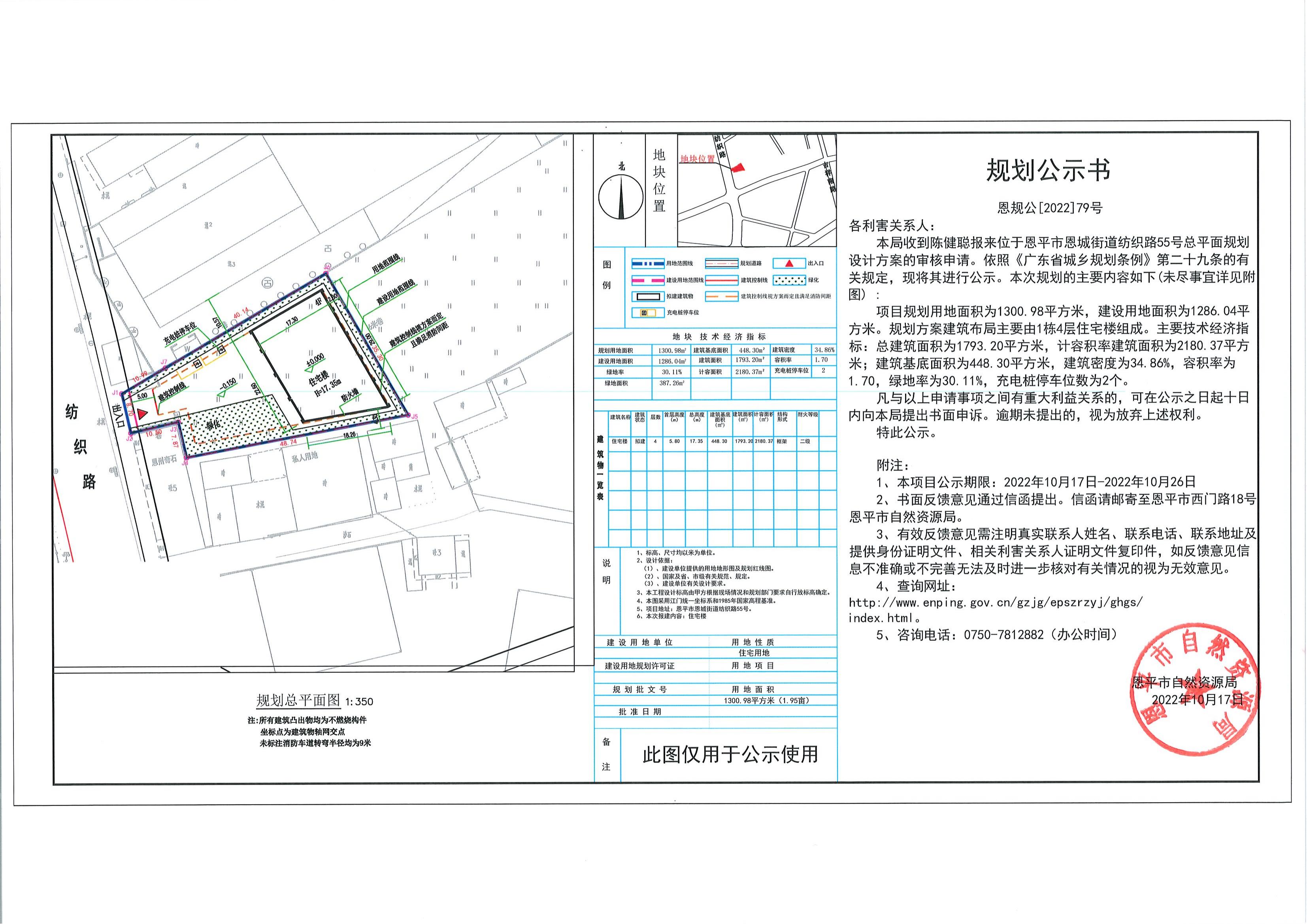 關(guān)于恩平市恩城街道紡織路55號（陳健聰）規(guī)劃設(shè)計(jì)方案的公示_00.jpg