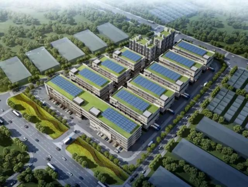 恩平工業(yè)園創(chuàng)業(yè)創(chuàng)新基地項(xiàng)目效果圖。恩平市科工商務(wù)局供圖 圖片