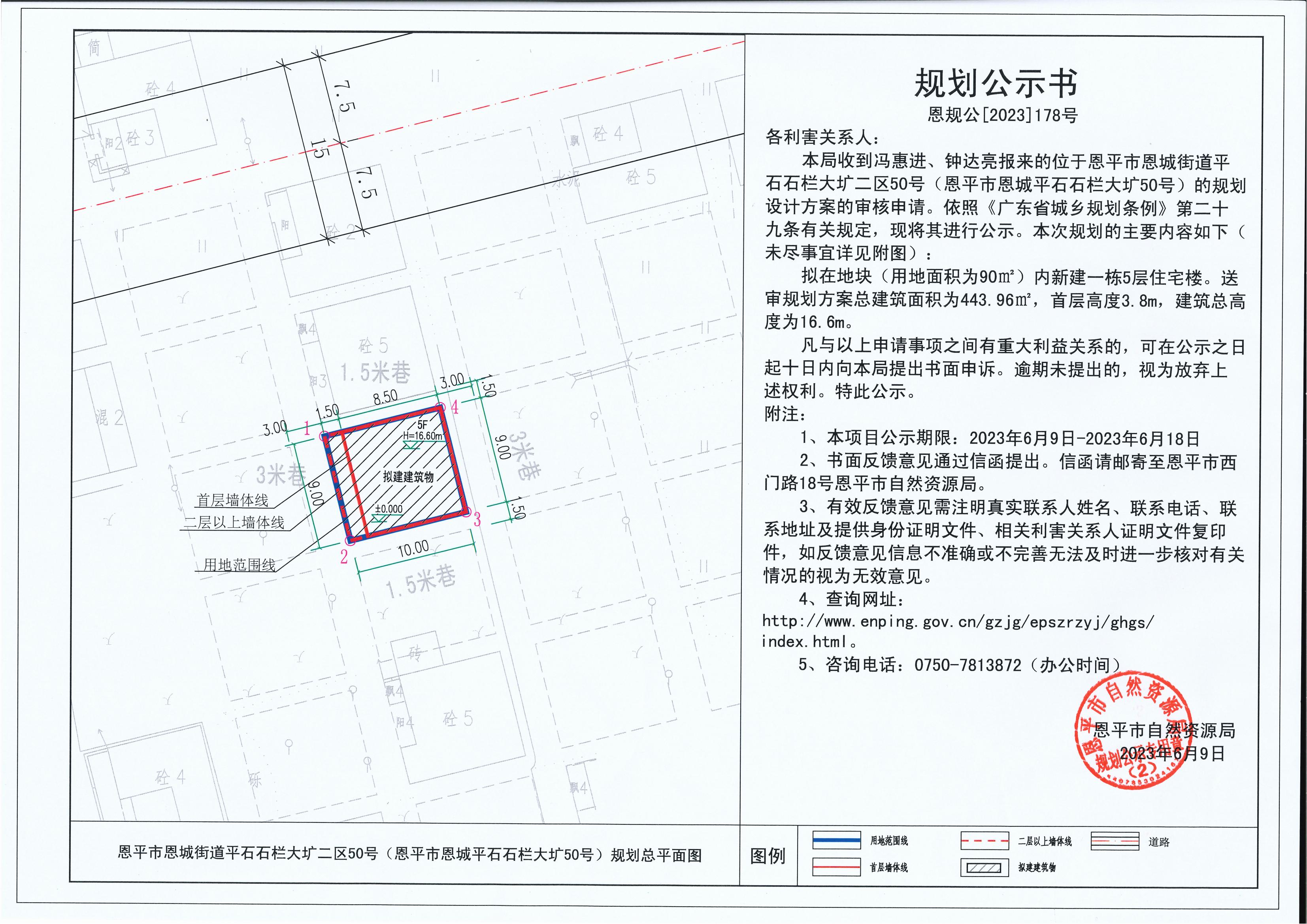178.關(guān)于恩平市恩城街道平石石欄大壙二區(qū)50號（恩平市恩城平石石欄大壙50號）（馮惠進(jìn)、鐘達(dá)亮）的規(guī)劃公示書_00.jpg
