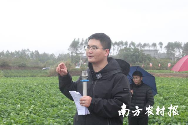 江門天禾農(nóng)業(yè)服務(wù)有限公司代表梁煒坤。