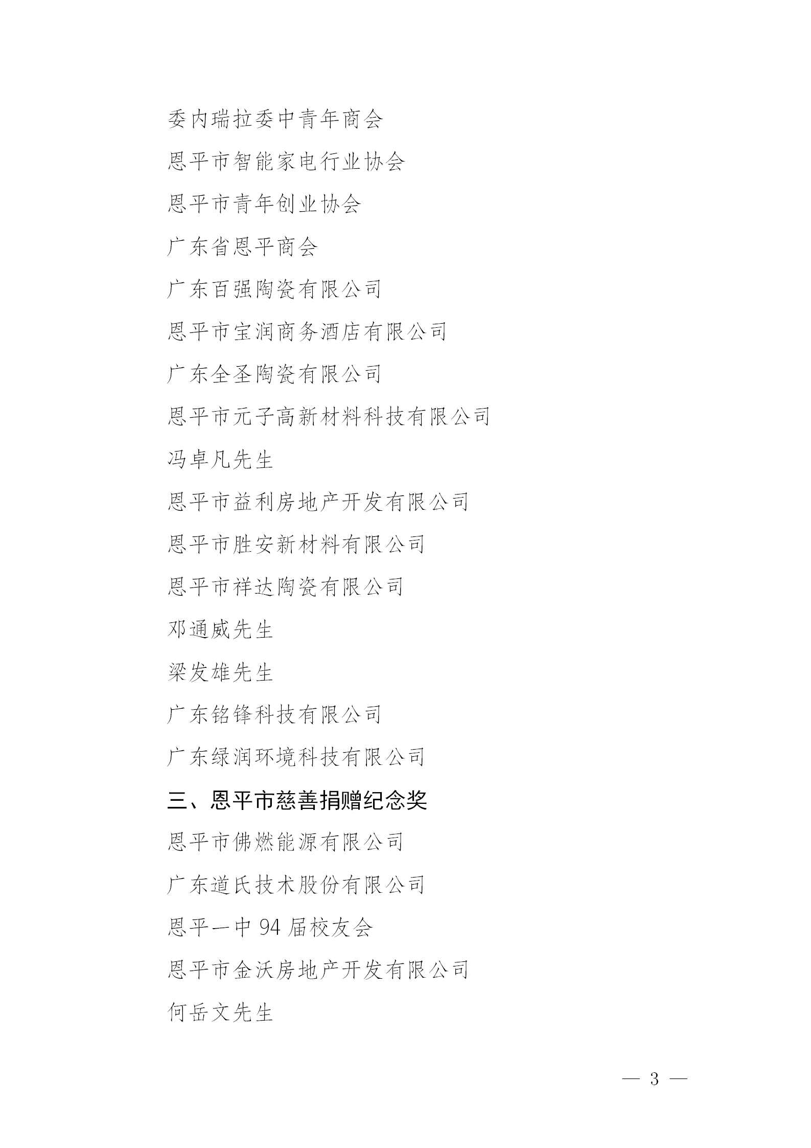 關(guān)于恩平市2024年度慈善捐贈先進單位和先進個人擬認(rèn)定名單公示公告_03.png
